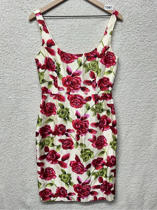 Laundry By Shelli Segal Dresses & Skirts - Laundry by Shelli Segal 100% Silk Floral Rose Romantic Sheath Dress Size 8